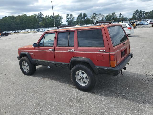 1J4FJ58S5NL242096 - 1992 JEEP CHEROKEE LAREDO RED photo 2