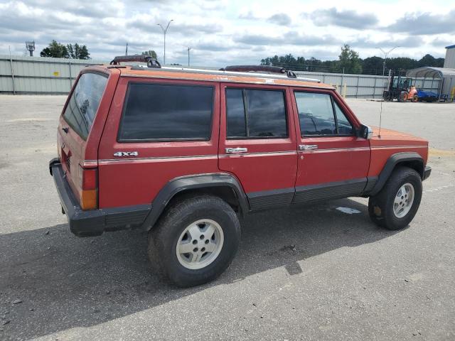 1J4FJ58S5NL242096 - 1992 JEEP CHEROKEE LAREDO RED photo 3