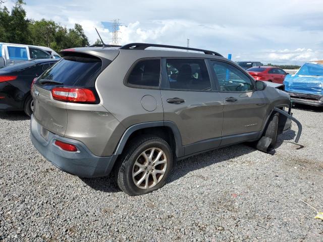 1C4PJLAB5GW257658 - 2016 JEEP CHEROKEE SPORT TAN photo 3