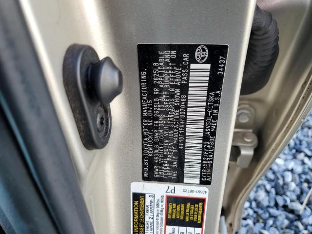 4T1BF1FK4FU070488 - 2015 TOYOTA CAMRY LE 灰色 照片 12