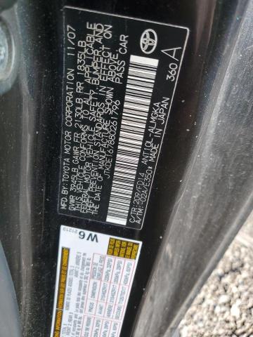 JTKDE167880261796 - 2008 TOYOTA SCION TC 黑色 照片 12