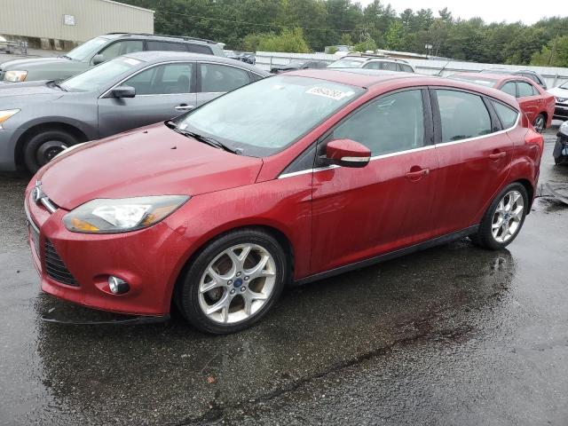 1FADP3N24EL101241 - 2014 FORD FOCUS TITANIUM RED photo 1