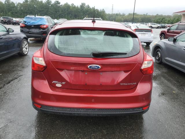 1FADP3N24EL101241 - 2014 FORD FOCUS TITANIUM RED photo 6