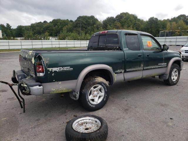 5TBBT48101S126290 - 2001 TOYOTA TUNDRA ACCESS CAB LIMITED GREEN photo 3