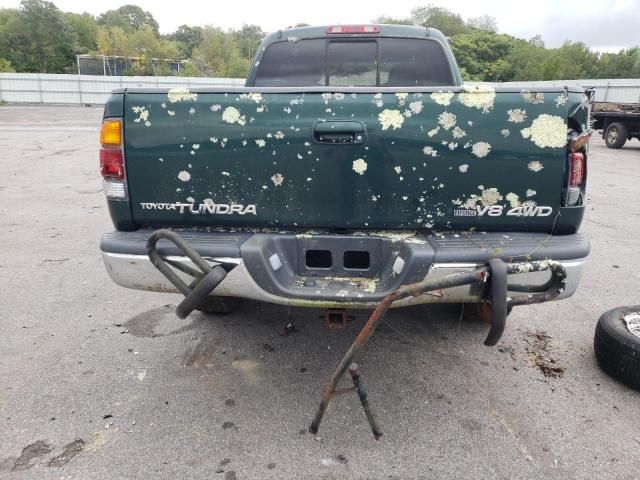 5TBBT48101S126290 - 2001 TOYOTA TUNDRA ACCESS CAB LIMITED GREEN photo 6