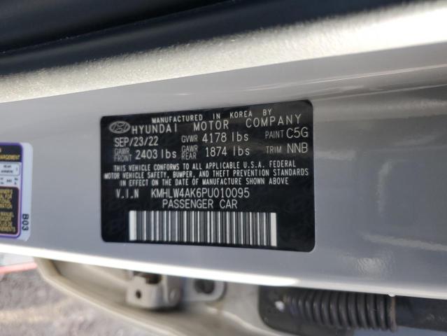 KMHLW4AK6PU010095 - 2023 HYUNDAI ELANTRA N GRAY photo 12