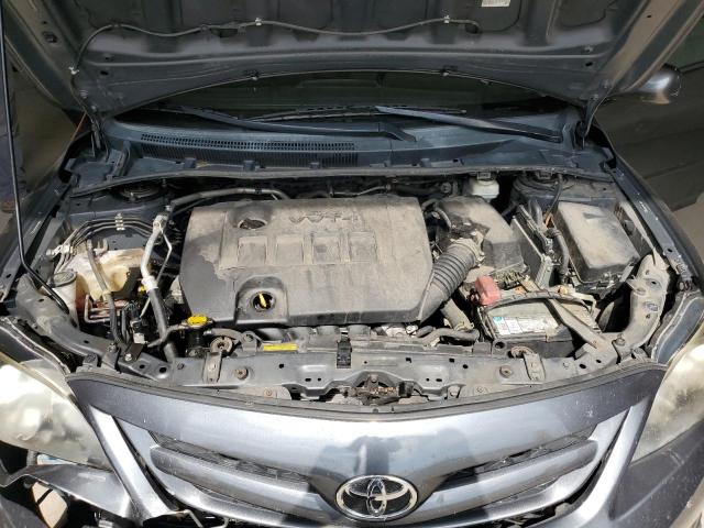 2T1BU4EE3BC685340 - 2011 TOYOTA COROLLA BASE GRAY photo 11