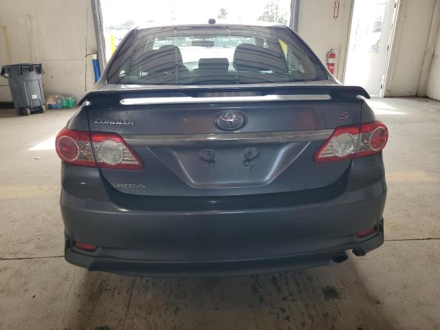 2T1BU4EE3BC685340 - 2011 TOYOTA COROLLA BASE GRAY photo 6