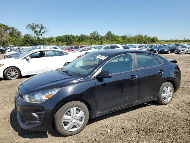 3KPA24AD7ME423131 - 2021 KIA RIO LX BLACK photo 1