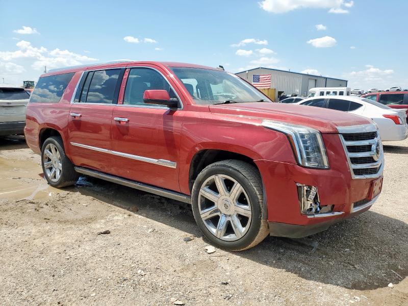 1GYS4JKJ8FR200079 - 2015 CADILLAC ESCALADE ESV PREMIUM წითელი ფოტო 4