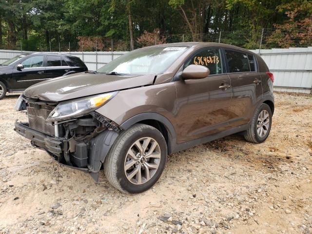 KNDPB3AC7E7560129 - 2014 KIA SPORTAGE BASE BROWN photo 1