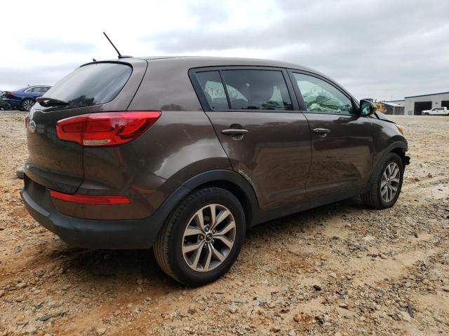 KNDPB3AC7E7560129 - 2014 KIA SPORTAGE BASE BROWN photo 3