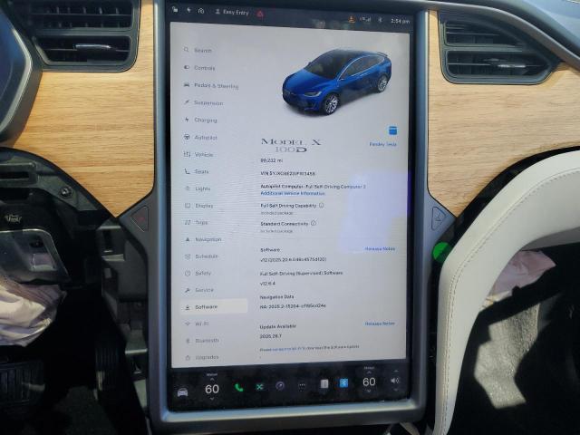 5YJXCBE23JF103458 - 2018 TESLA MODEL X Mavi foto 9