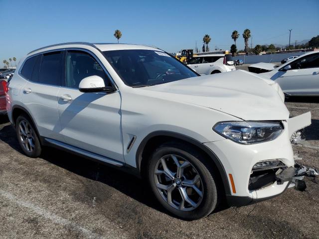 5UXTY3C04M9H75617 - 2021 BMW X3 SDRIVE30I WHITE photo 4