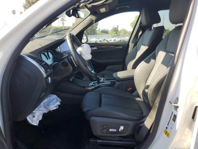 5UXTY3C04M9H75617 - 2021 BMW X3 SDRIVE30I WHITE photo 7