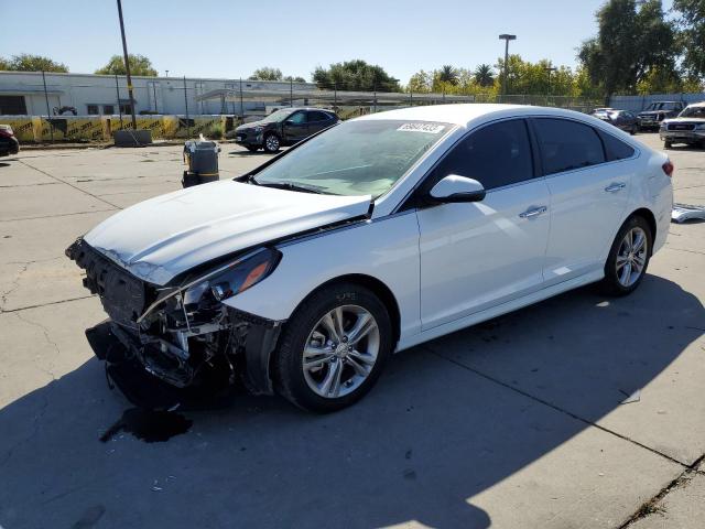 5NPE34AF7KH779569 - 2019 HYUNDAI SONATA LIMITED WHITE photo 1