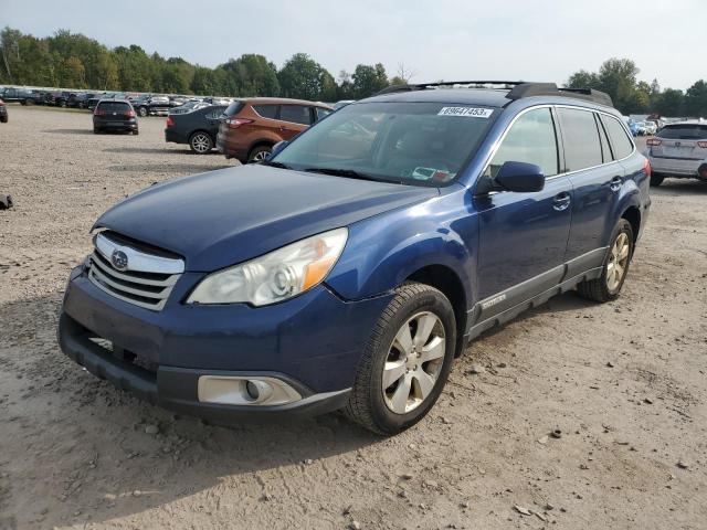 4S4BRBCC7B3334247 - 2011 SUBARU OUTBACK 2.5I PREMIUM BLUE photo 1