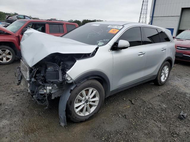 5XYPG4A37KG539822 - 2019 KIA SORENTO L SILVER photo 1