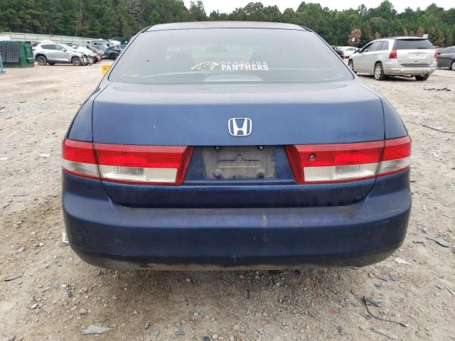 1HGCM56674A061485 - 2004 HONDA ACCORD EX BLUE photo 6