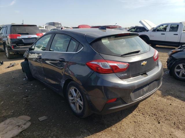 3G1BE6SM9HS554387 - 2017 CHEVROLET CRUZE LT GRAY photo 2