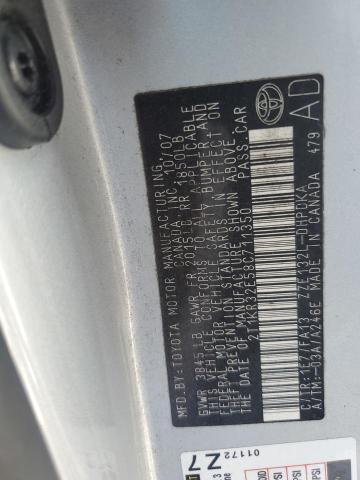 2T1KR32E58C711350 - 2008 TOYOTA COROLLA MA XR SILVER photo 14