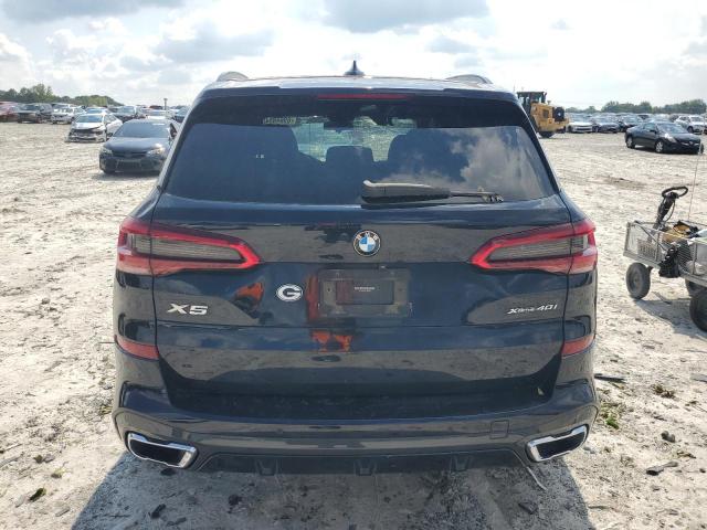 5UXCR6C50KLK84078 - 2019 BMW X5 XDRIVE40I BLUE photo 6