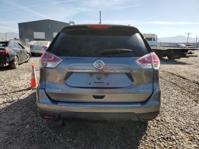 KNMAT2MV7GP599610 - 2016 NISSAN ROGUE S GRAY photo 6