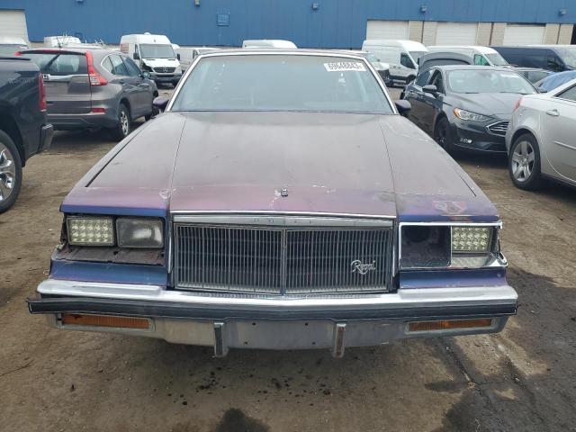 1G4GJ11Y2HP406737 - 1987 BUICK REGAL PURPLE photo 5