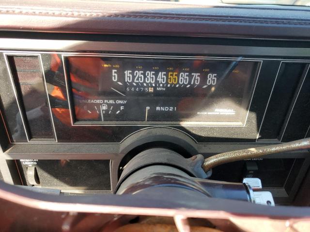 1G4GJ11Y2HP406737 - 1987 BUICK REGAL 紫色 照片 9