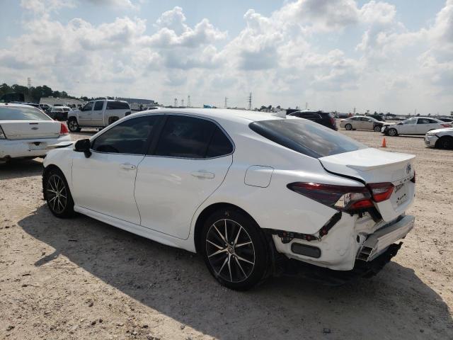 4T1G11AK7MU439773 - 2021 TOYOTA CAMRY SE WHITE photo 2