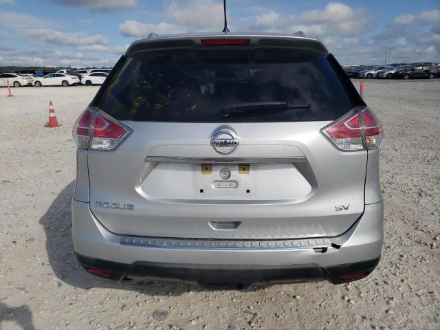 KNMAT2MT0GP703062 - 2016 NISSAN ROGUE S SILVER photo 6