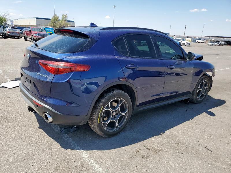 ZASFAKPN9J7B60978 - 2018 ALFA ROMEO STELVIO SPORT Azul foto 3