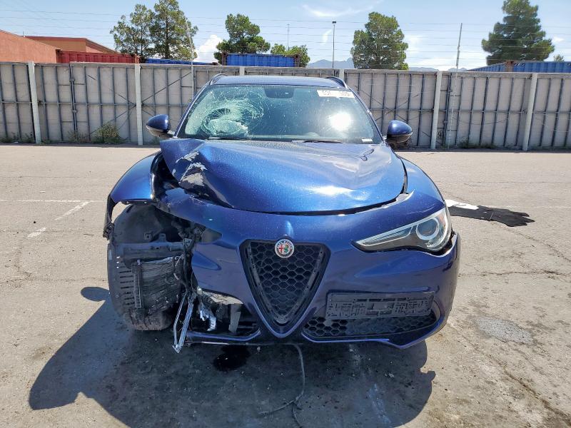 ZASFAKPN9J7B60978 - 2018 ALFA ROMEO STELVIO SPORT Azul foto 5