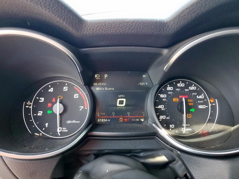 ZASFAKPN9J7B60978 - 2018 ALFA ROMEO STELVIO SPORT Azul foto 9