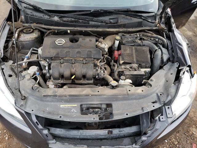 3N1AB7AP4FY288514 - 2015 NISSAN SENTRA S GRAY photo 11