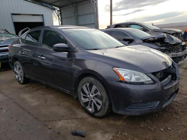 3N1AB7AP4FY288514 - 2015 NISSAN SENTRA S GRAY photo 4