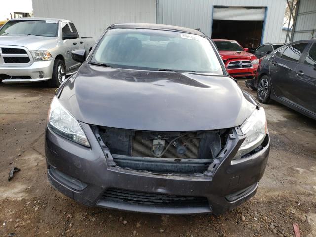 3N1AB7AP4FY288514 - 2015 NISSAN SENTRA S GRAY photo 5