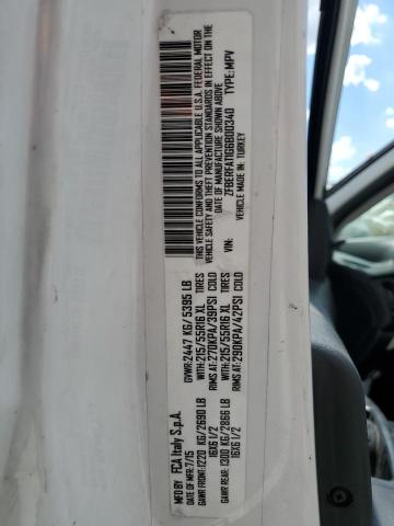 ZFBERFAT1G6B00340 - 2016 RAM PROMASTER WHITE photo 14