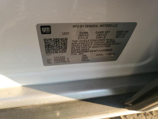 5GAERBKW4PJ190903 - 2023 BUICK ENCLAVE ESSENCE Белый фото 12