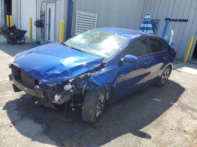 3KPF24AD5ME404244 - 2021 KIA FORTE FE BLUE photo 1