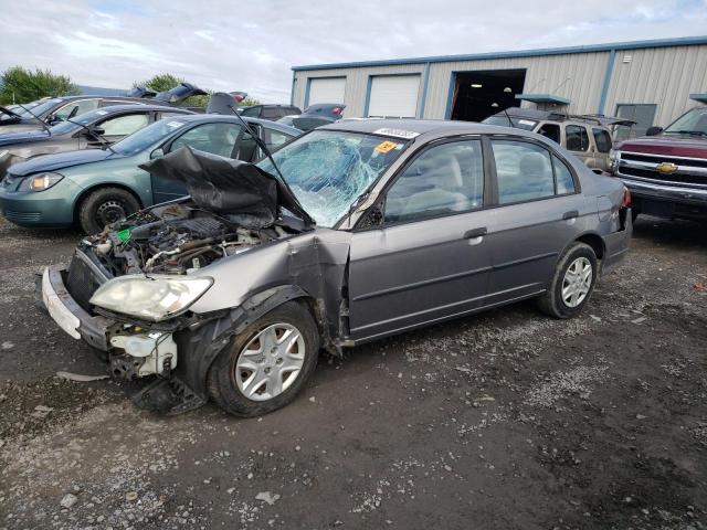 1HGES16355L026611 - 2005 HONDA CIVIC DX VP Silber Foto 1
