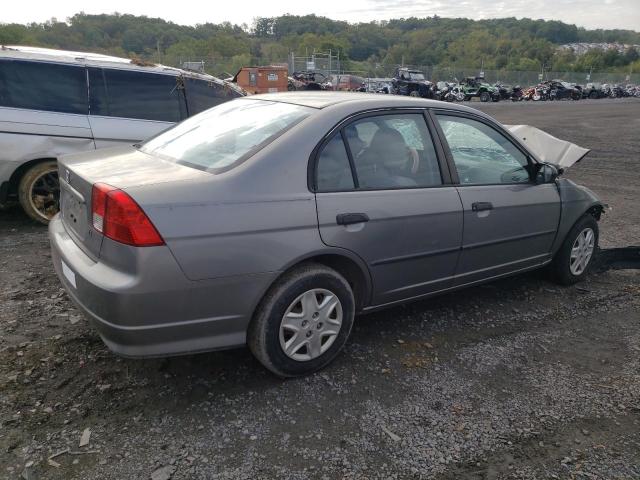 1HGES16355L026611 - 2005 HONDA CIVIC DX VP SILVER photo 3