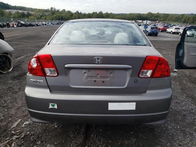 1HGES16355L026611 - 2005 HONDA CIVIC DX VP Silber Foto 6