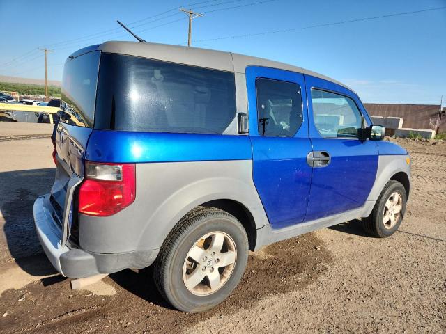 5J6YH27664L013321 - 2004 HONDA ELEMENT EX BLUE photo 3