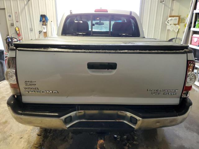 5TFJU4GN5BX008414 - 2011 TOYOTA TACOMA DOUBLE CAB PRERUNNER SILVER photo 6