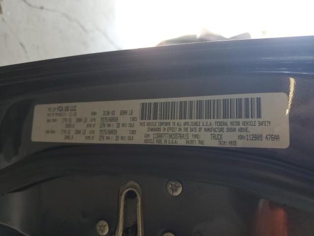 1C6RR7TTXKS576415 - 2019 RAM 1500 CLASS SLT ნაცრისფერი ფოტო 13