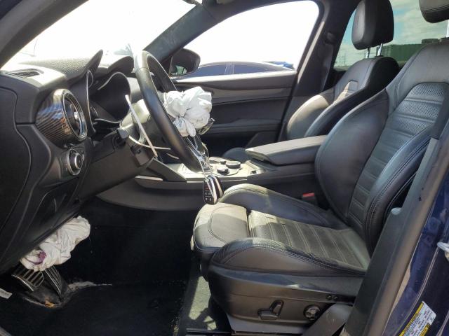 ZASFAKNN5J7B73455 - 2018 ALFA ROMEO STELVIO TI SPORT BLUE photo 7