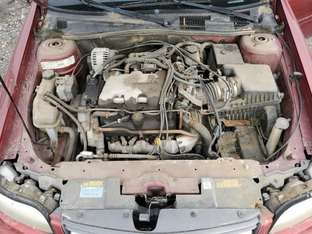 1G1NE52J42M621224 - 2002 CHEVROLET MALIBU LS BURGUNDY photo 11