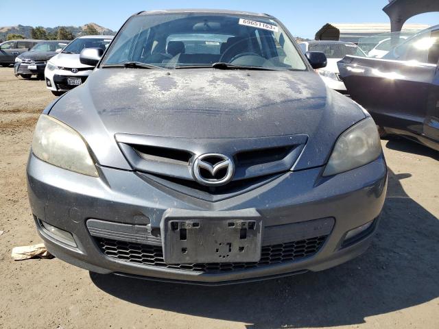 JM1BK344381172577 - 2008 MAZDA 3 HATCHBACK GRAY photo 5