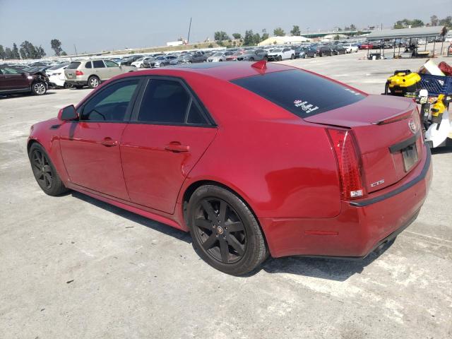 1G6DK5EGXA0100741 - 2010 CADILLAC CTS PERFORMANCE COLLECTION RED photo 2
